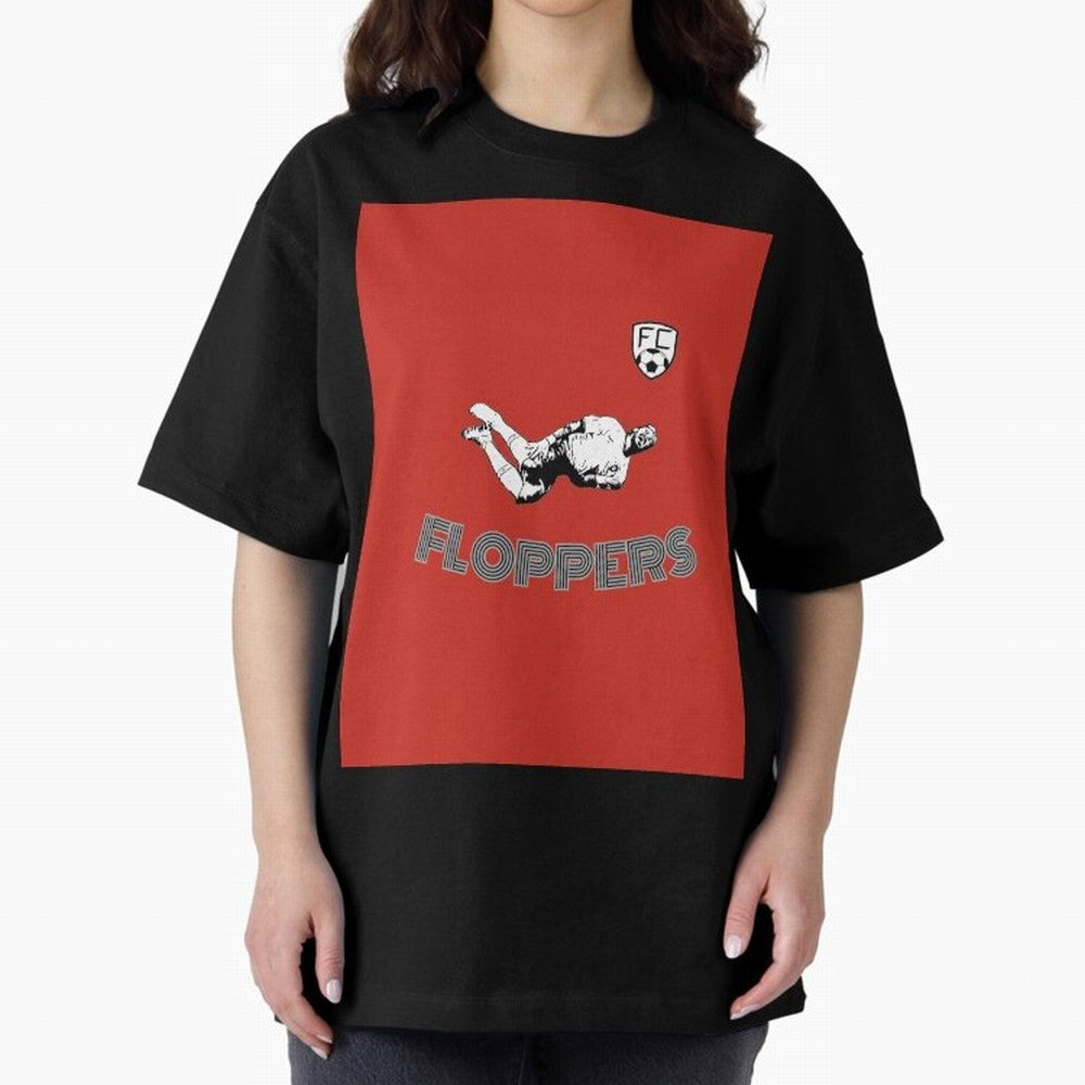 Floppers FC - Unique and Original Design Graphic T-Shirt Celebrate Global Passion for FIFA World Cup 2026 Spirit, with Netherlands, Haaland and Mbappe, Goal Celebration Energy, Supporter Heritage, Football Icons and Worldwide Tournament Joy; Made
