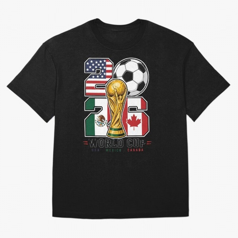 2026 Soccer World Cup Football Design Classic T-Shirt Follow Global Football Passion for FIFA World Cup 2026, Celebrating Haaland and Mbappe, Netherlands, Retro Football Energy, Iconic Rivalries, Trophy Chase Drama and Stadium Atmosphere; Great for