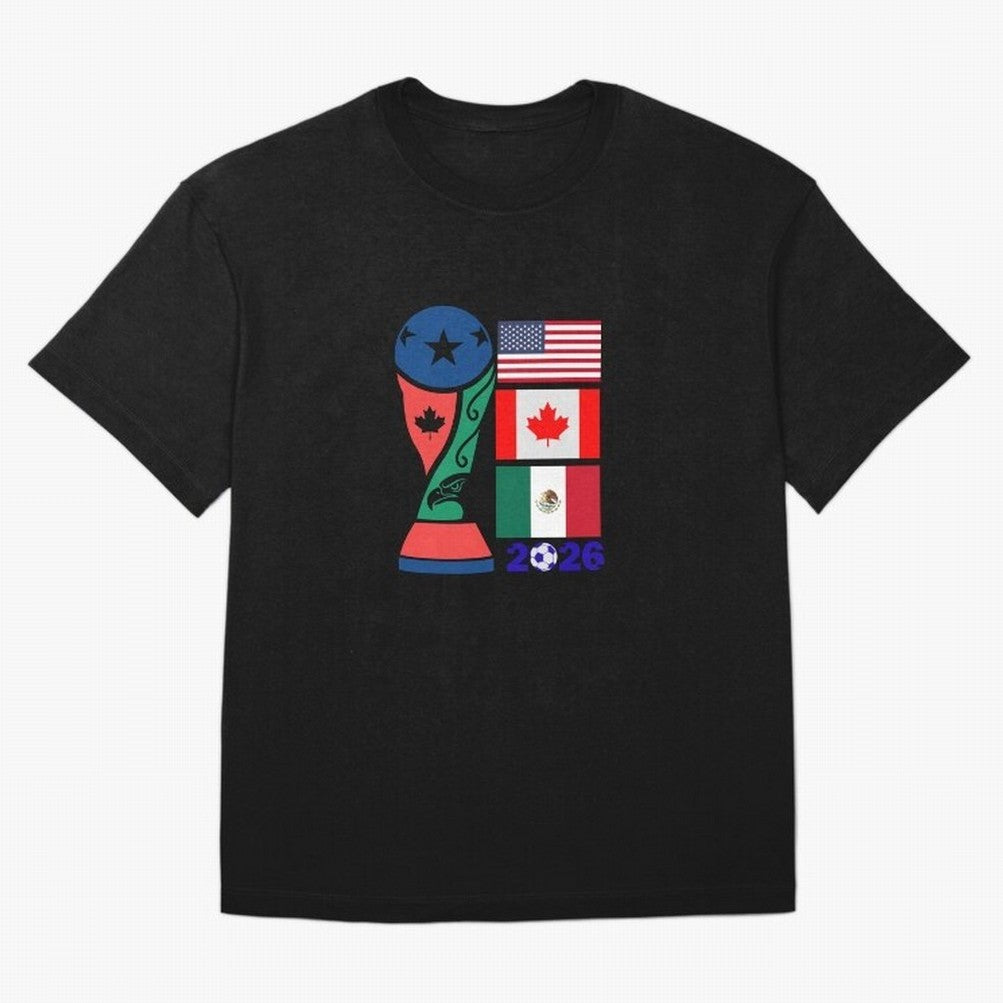 North America Football Unity 2026 Classic T-Shirt Celebrate Unforgettable Nights in Global Football Passion for FIFA World Cup 2026, Filled with Neymar, Haaland and Cristiano Ronaldo, Argentina, France and Brazil, Champion Mindset, Group Stage
