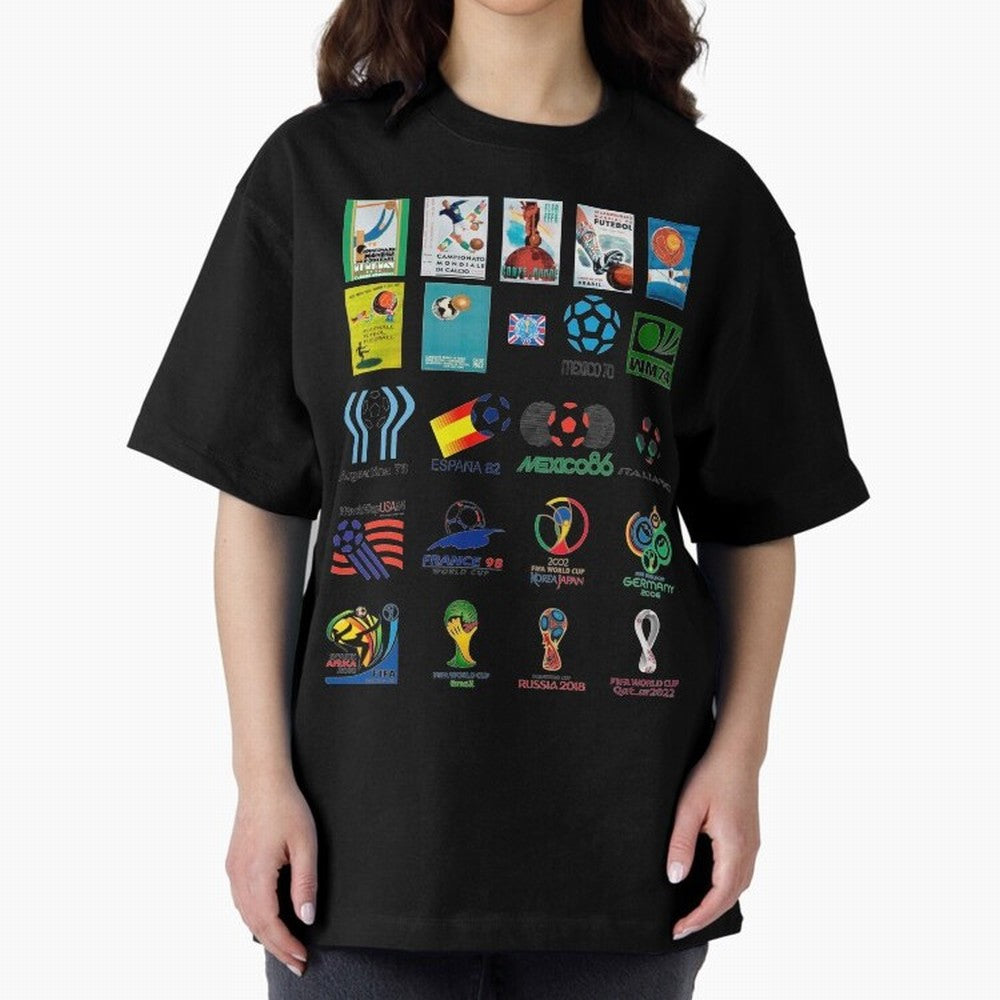 Soccer world logos Classic T-Shirt Represent FIFA World Cup 2026 USA Canada Mexico for Fans of Haaland and England and Germany, Bringing Football History, Final Match Energy, Crowd Noise and Once in a Lifetime Moments; Perfect for Fans, Collectors,