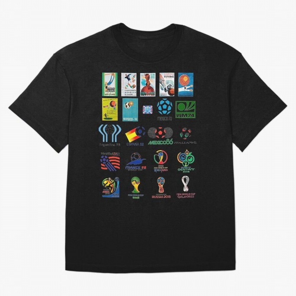 Soccer world logos Classic T-Shirt Represent FIFA World Cup 2026 USA Canada Mexico for Fans of Haaland and England and Germany, Bringing Football History, Final Match Energy, Crowd Noise and Once in a Lifetime Moments; Perfect for Fans, Collectors,