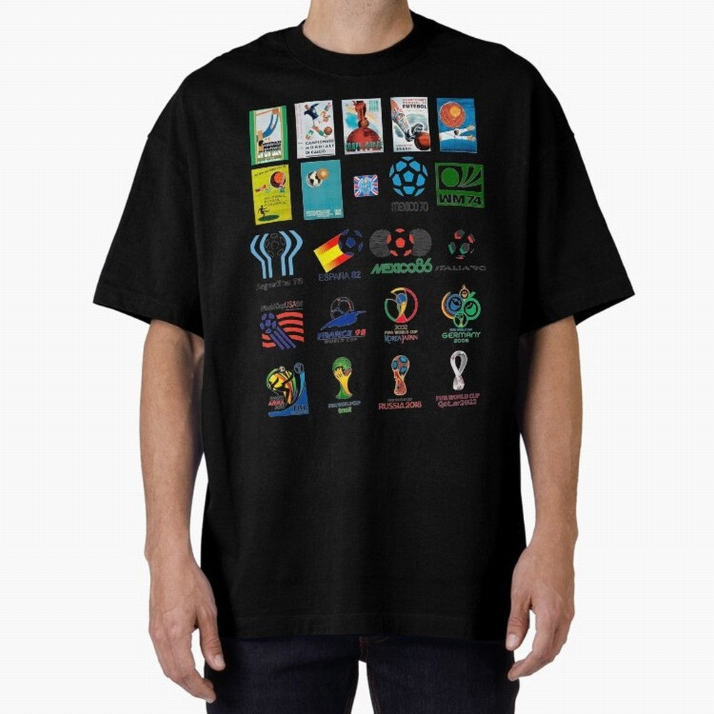 Soccer world logos Classic T-Shirt Represent FIFA World Cup 2026 USA Canada Mexico for Fans of Haaland and England and Germany, Bringing Football History, Final Match Energy, Crowd Noise and Once in a Lifetime Moments; Perfect for Fans, Collectors,