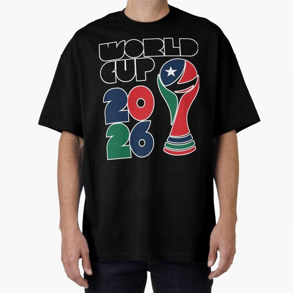 Minimalist Funky World Cup 2026 Design Classic T-Shirt Celebrate Football Heritage in FIFA World Cup 2026 Group Stage Inspired by Cristiano Ronaldo, Brazil, Portugal and Argentina Energy, Retro Football Energy, Iconic Rivalries, Trophy Chase Drama