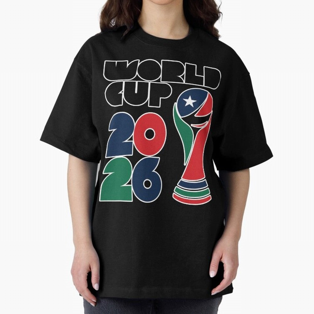 Minimalist Funky World Cup 2026 Design Classic T-Shirt Celebrate Football Heritage in FIFA World Cup 2026 Group Stage Inspired by Cristiano Ronaldo, Brazil, Portugal and Argentina Energy, Retro Football Energy, Iconic Rivalries, Trophy Chase Drama
