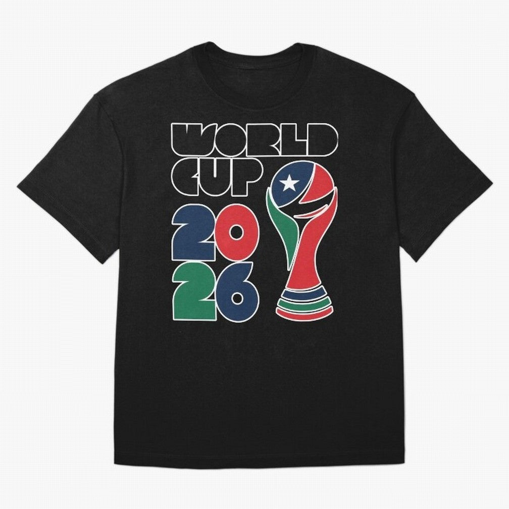 Minimalist Funky World Cup 2026 Design Classic T-Shirt Celebrate Football Heritage in FIFA World Cup 2026 Group Stage Inspired by Cristiano Ronaldo, Brazil, Portugal and Argentina Energy, Retro Football Energy, Iconic Rivalries, Trophy Chase Drama