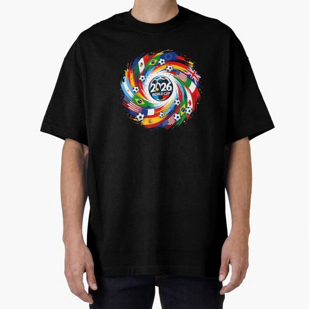 2026 World Cup, FIFA World Cup 2026 Soccer Classic T-Shirt Showcase FIFA World Cup 2026 Group Stage for Fans of CR7 and Messi and Argentina, Bringing Stadium Memories, Football Loyalty, International Chants and Championship Tradition; Made for