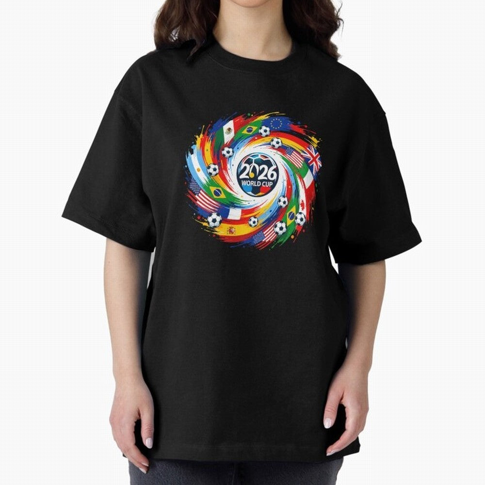 2026 World Cup, FIFA World Cup 2026 Soccer Classic T-Shirt Showcase FIFA World Cup 2026 Group Stage for Fans of CR7 and Messi and Argentina, Bringing Stadium Memories, Football Loyalty, International Chants and Championship Tradition; Made for