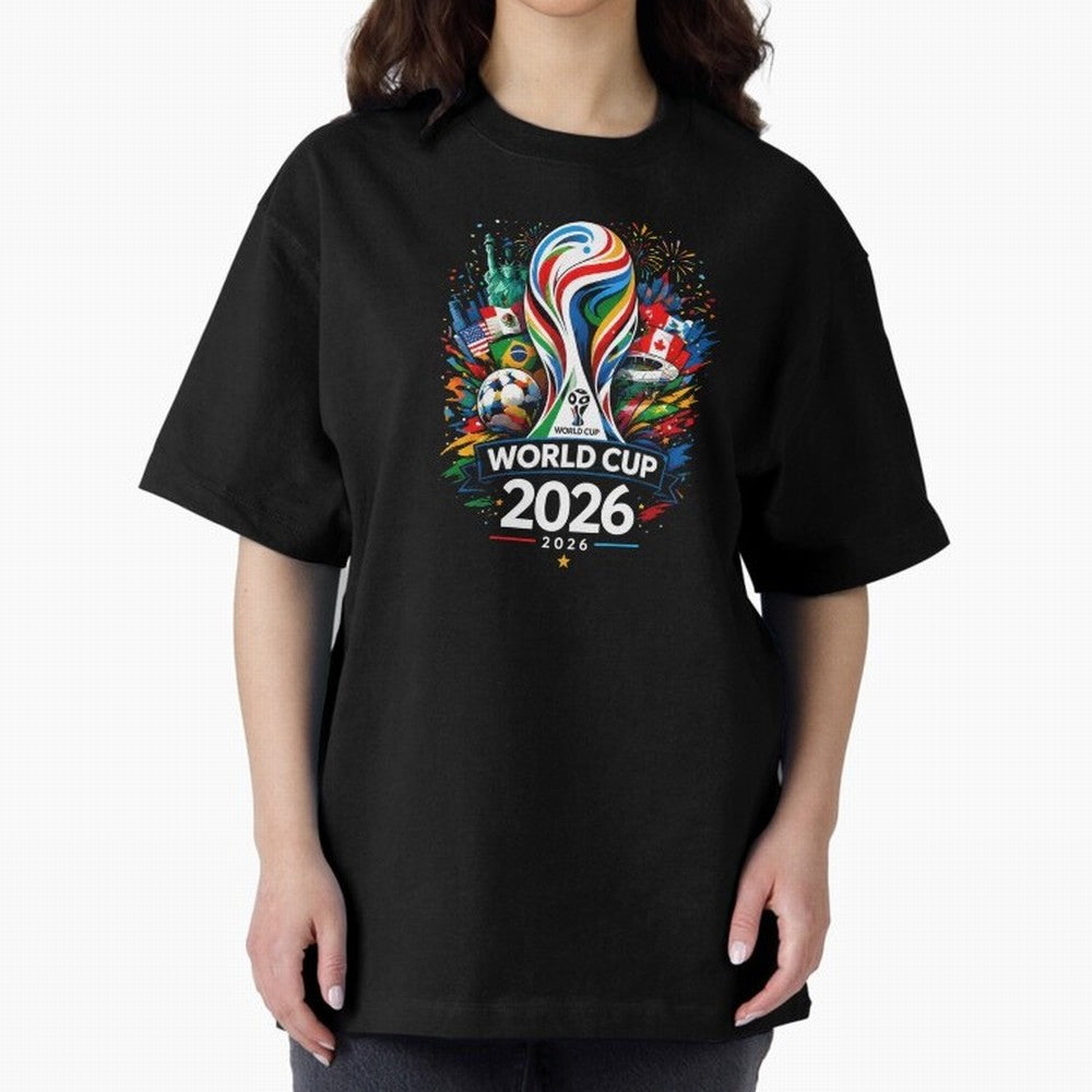 World Cup 2026, Soccer Fan, Football Tournament Classic T-Shirt Follow the Final Road of the FIFA World Cup 2026 USA Canada Mexico Journey through Neymar, Haaland and Cristiano Ronaldo Highlights, Portugal, Spain and Germany Pride, Global Supporter