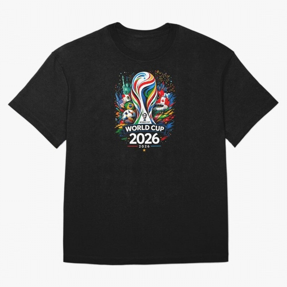 World Cup 2026, Soccer Fan, Football Tournament Classic T-Shirt Follow the Final Road of the FIFA World Cup 2026 USA Canada Mexico Journey through Neymar, Haaland and Cristiano Ronaldo Highlights, Portugal, Spain and Germany Pride, Global Supporter