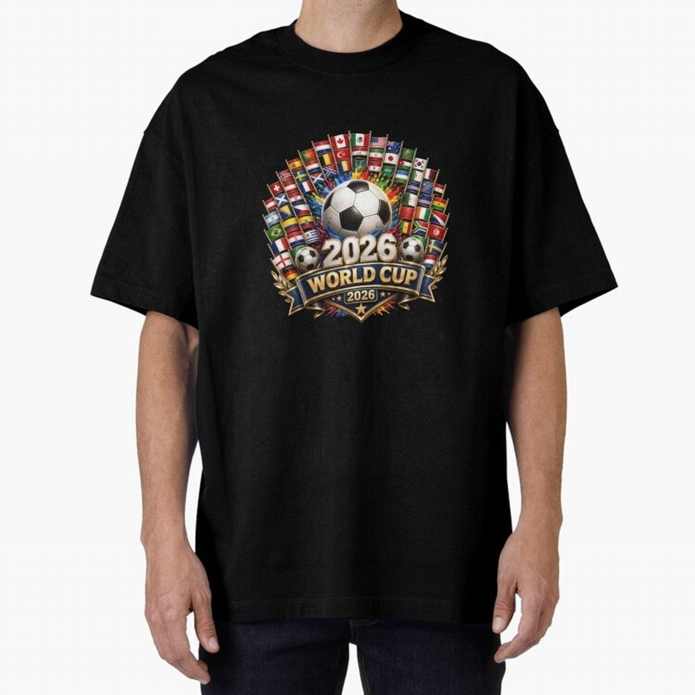 World Cup 2026, Soccer Tournament, 2026 Retro World Cup, Usa Canada Mexico Football Classic T-Shirt Bring a Vintage Feel to the FIFA World Cup 2026 Group Stage Journey through Neymar, Haaland and Cristiano Ronaldo Highlights, England, France and