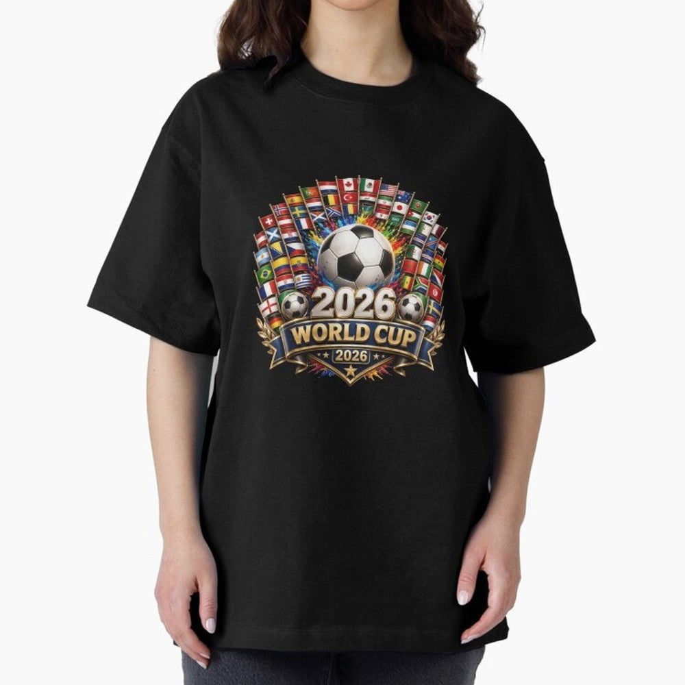 World Cup 2026, Soccer Tournament, 2026 Retro World Cup, Usa Canada Mexico Football Classic T-Shirt Bring a Vintage Feel to the FIFA World Cup 2026 Group Stage Journey through Neymar, Haaland and Cristiano Ronaldo Highlights, England, France and
