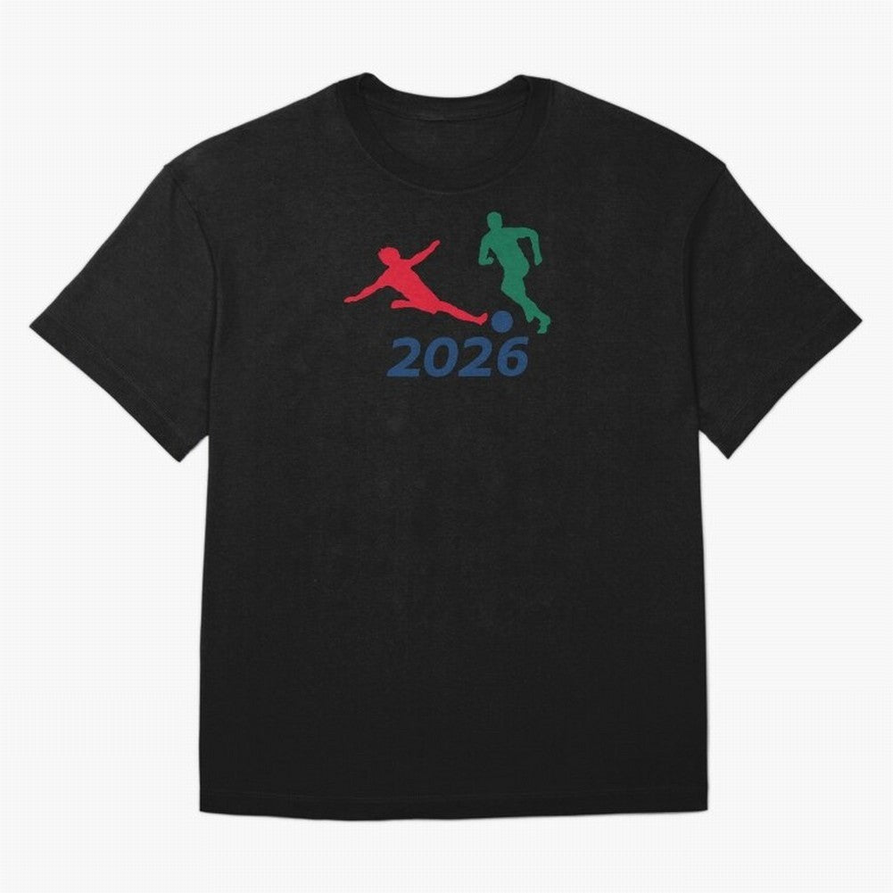 Footie Time Classic T-Shirt Create FIFA World Cup 2026 Spirit, Celebrating Portugal, Spain and Germany, CR7, Worldwide Fan Energy, Dramatic Goals, Stadium Lights and Championship Celebrations; Perfect for Fans, Collectors, Family Gatherings, Watch