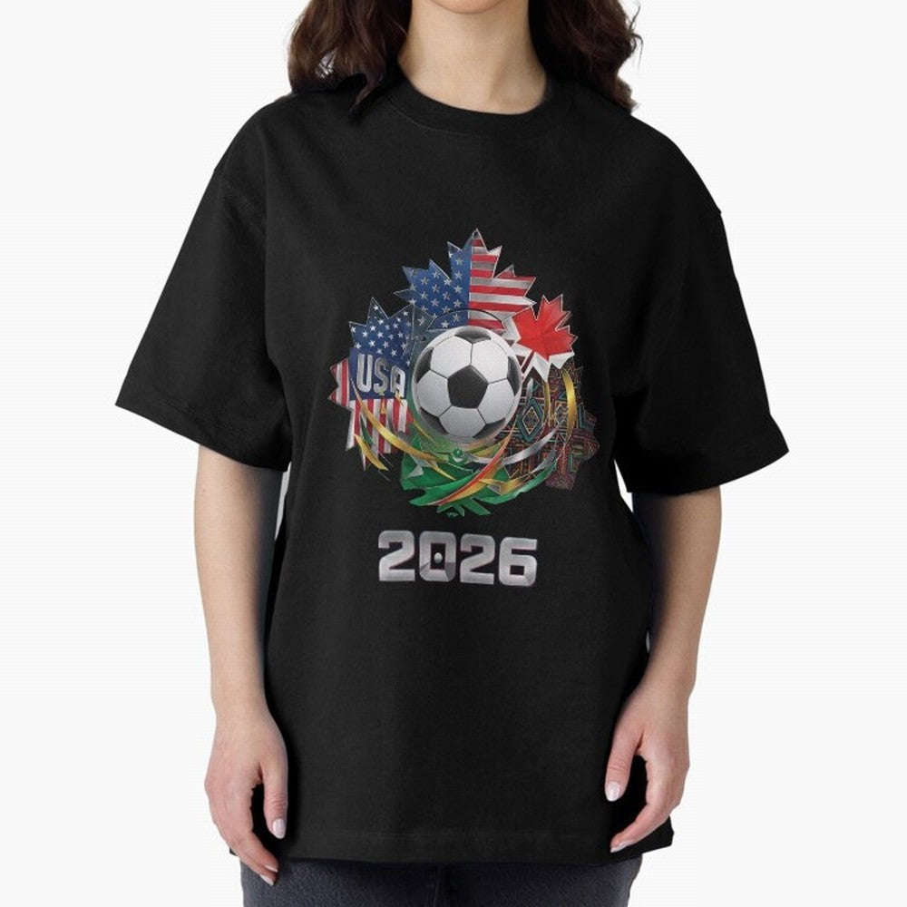 United Americas Classic T-Shirt Honor the Beautiful Game during the FIFA World Cup 2026 USA Canada Mexico Journey through Haaland and Mbappe Highlights, Spain Pride, Global Supporter Spirit, Legendary Goals, National Colors and Tournament