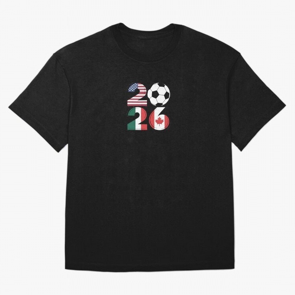 2026 soccer logo Classic T-Shirt Celebrate Fan Culture around Global Football Passion for FIFA World Cup 2026 USA Canada Mexico, Connected to Haaland, Netherlands, Soccer Culture, Superstar Moments, National Team Dreams and Competitive Fire; Built