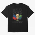 Road To 2026 World Cup Football Graphic Tee Classic T-Shirt Support Iconic Players in FIFA World Cup 2026 Group Stage Celebrating Mbappe and Neymar, Argentina, France and Brazil Energy, Goal Celebration Energy, Supporter Heritage, Football Icons