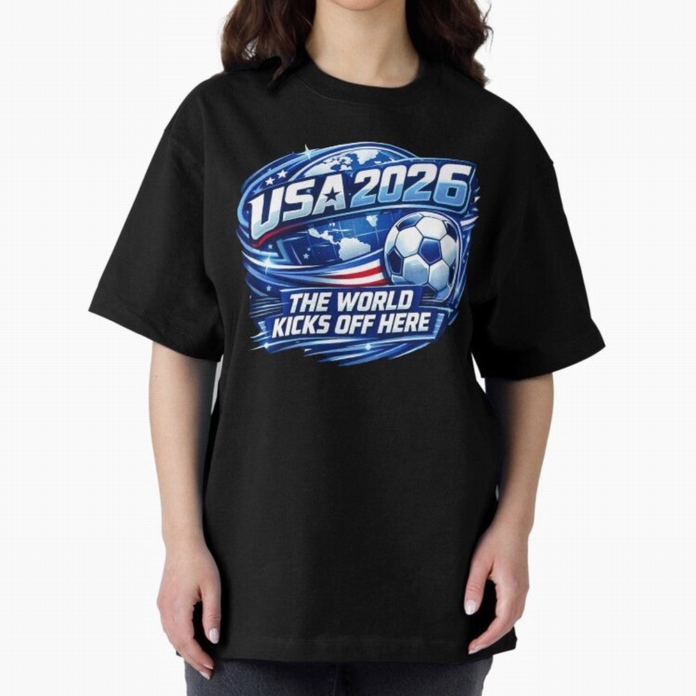 World Cup 2026 Classic T-Shirt Support Your Favorite Stars during Global Football Passion for FIFA World Cup 2026 Group Stage, Connected to Cristiano Ronaldo, France, Retro Football Energy, Iconic Rivalries, Trophy Chase Drama and Stadium