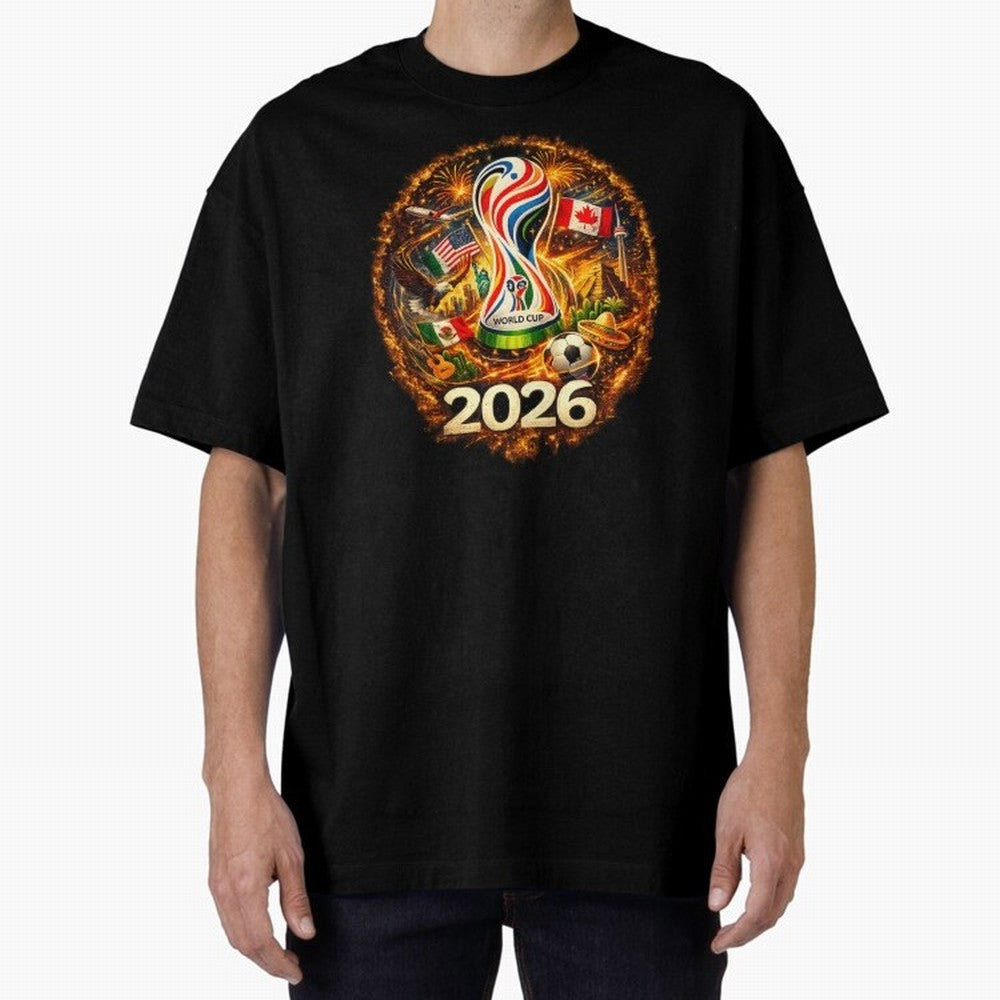 World Football Spirit 2026 USA Canada Mexico Soccer Fan Classic T-Shirt Build FIFA World Cup 2026 Group Stage Centered on Cristiano Ronaldo, England and Germany Energy, Game Day Rituals, Football Legends, Country Pride and the Road to the Final;