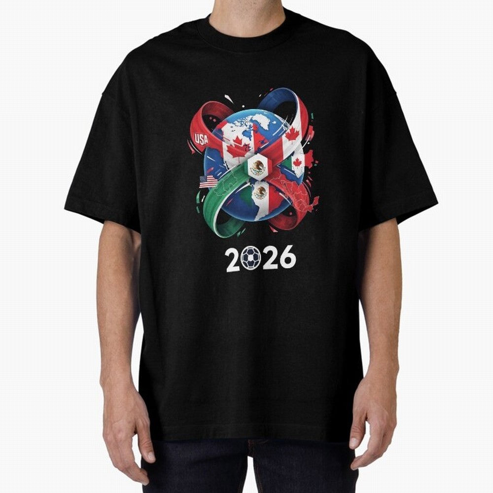 World United by Football 2026 Classic T-Shirt Capture Global Football Passion for FIFA World Cup 2026 USA Canada Mexico, Filled with Haaland and Mbappe, England, France and Netherlands, Championship Spirit, Famous Goals, Roaring Crowds and