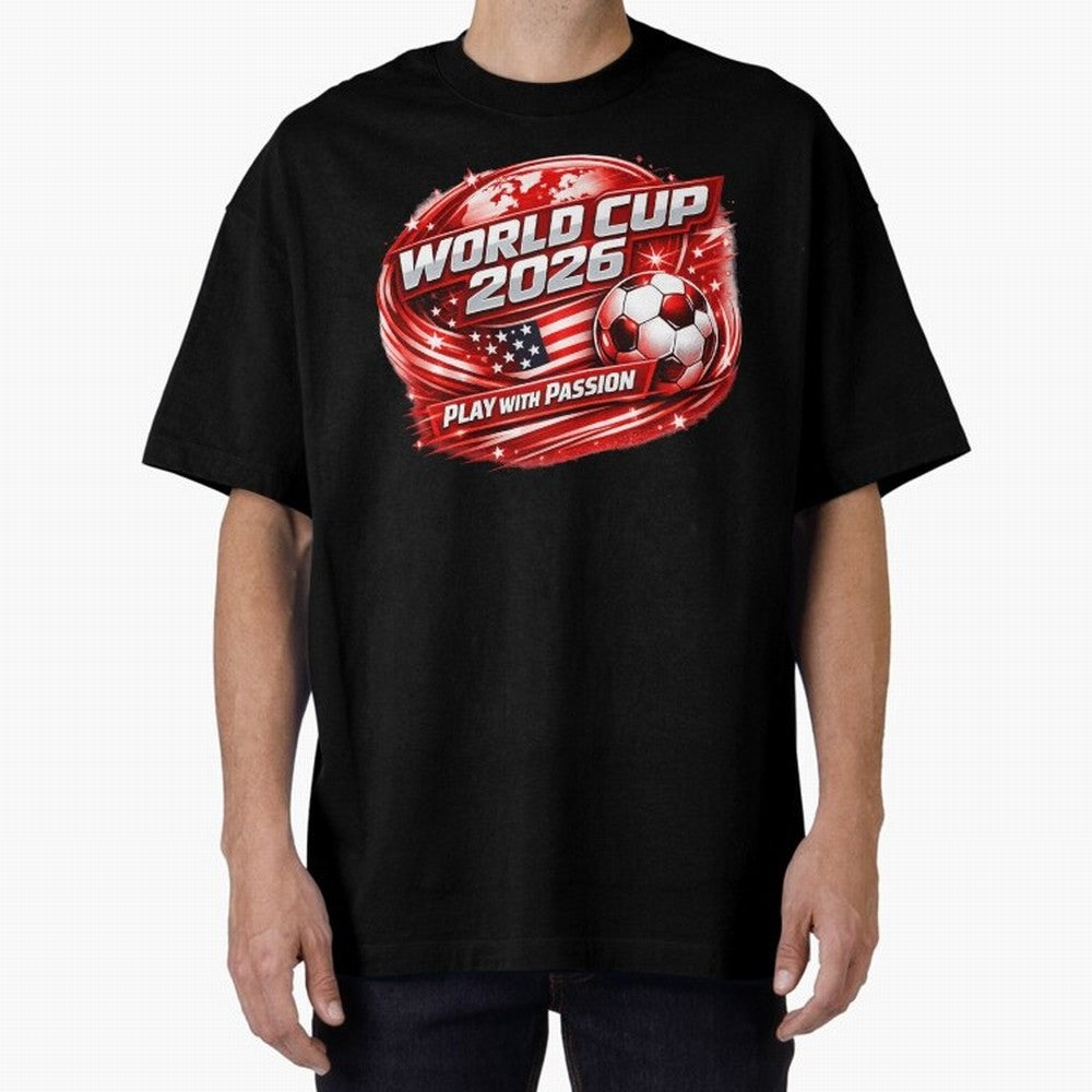 World Cup 2026 Classic T-Shirt Fuel Global Football Passion for FIFA World Cup 2026, Capturing CR7 and Messi, Spain, Football History, Final Match Energy, Crowd Noise and Once in a Lifetime Moments; Built for Supporters Chasing Trophy Dreams, Final