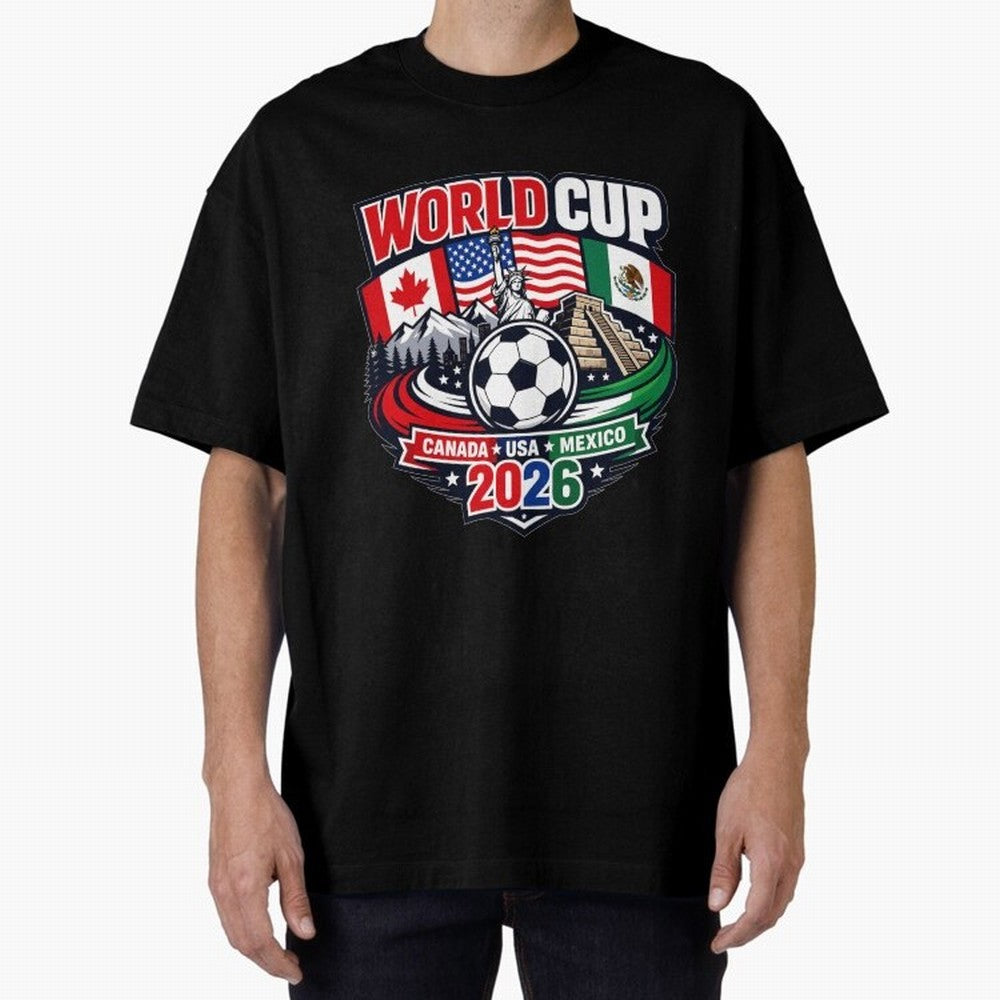 FIFA World Cup 2026 Classic T-Shirt Celebrate Football Heritage in FIFA World Cup 2026 for Fans of Messi and Cristiano Ronaldo and Argentina, Bringing Football History, Final Match Energy, Crowd Noise and Once in a Lifetime Moments; Ideal for