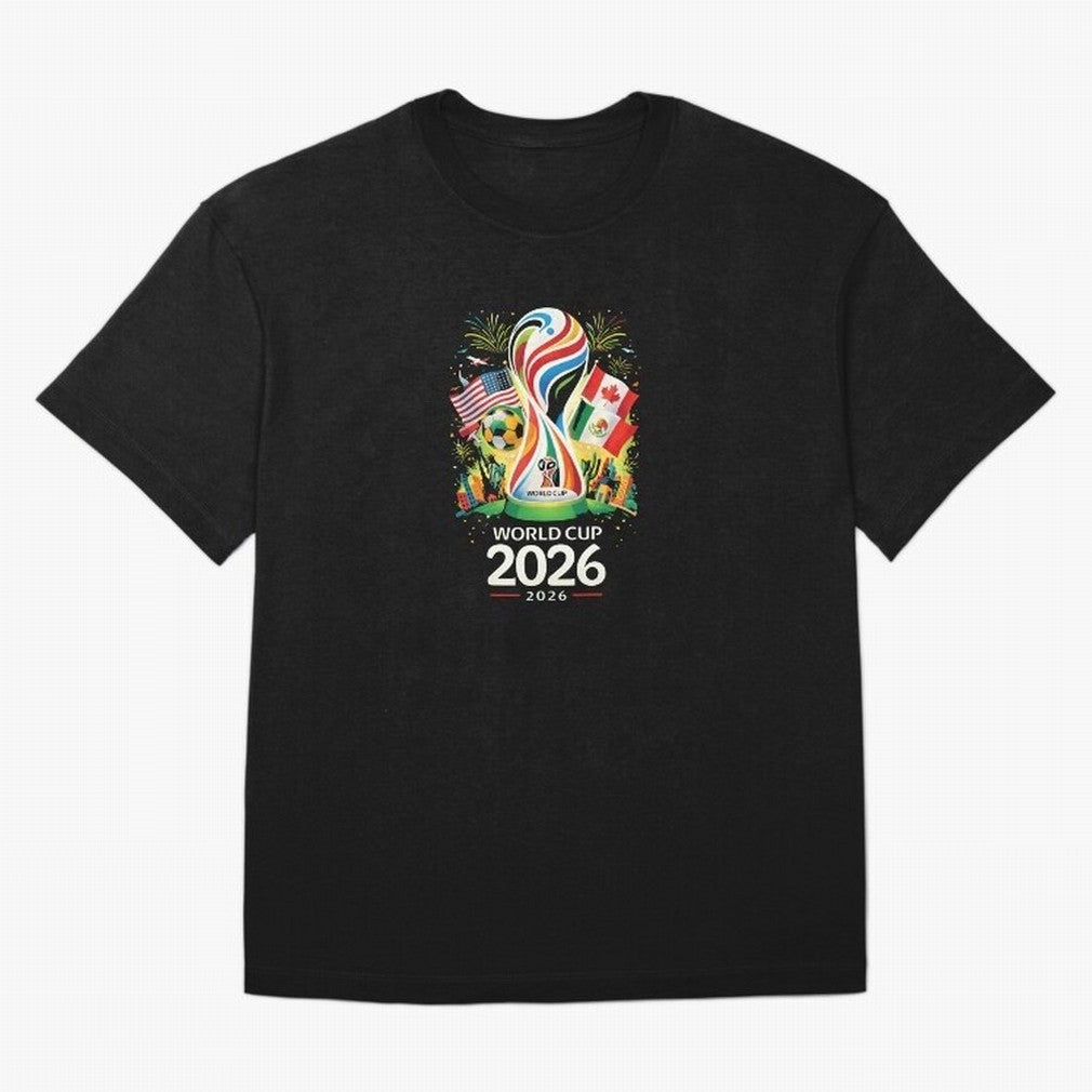 World Cup 2026 Soccer Tournament T-Shirt_87289249 Classic T-Shirt Keep the Match Day Mood of FIFA World Cup 2026 USA Canada Mexico Spirit, Featuring Spain and Netherlands, Haaland, Game Day Rituals, Football Legends, Country Pride and the Road to