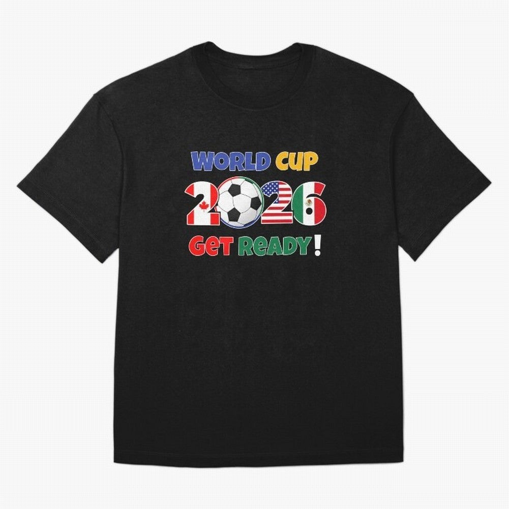 World Cup 2026, World Cup 2026, Soccer Fan Graphic, Football Lover Classic T-Shirt Show Passion for the Stars of Match Day Hype around FIFA World Cup 2026 USA Canada Mexico, Messi, CR7 and Mbappe, England, France and Netherlands, Retro Football
