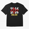 England 1966/2026 Classic T-Shirt Embrace Global Football Passion for FIFA World Cup 2026, Centered on Messi, Argentina and Brazil, Football History, Final Match Energy, Crowd Noise and Once in a Lifetime Moments; Made for Die Hard Supporters,