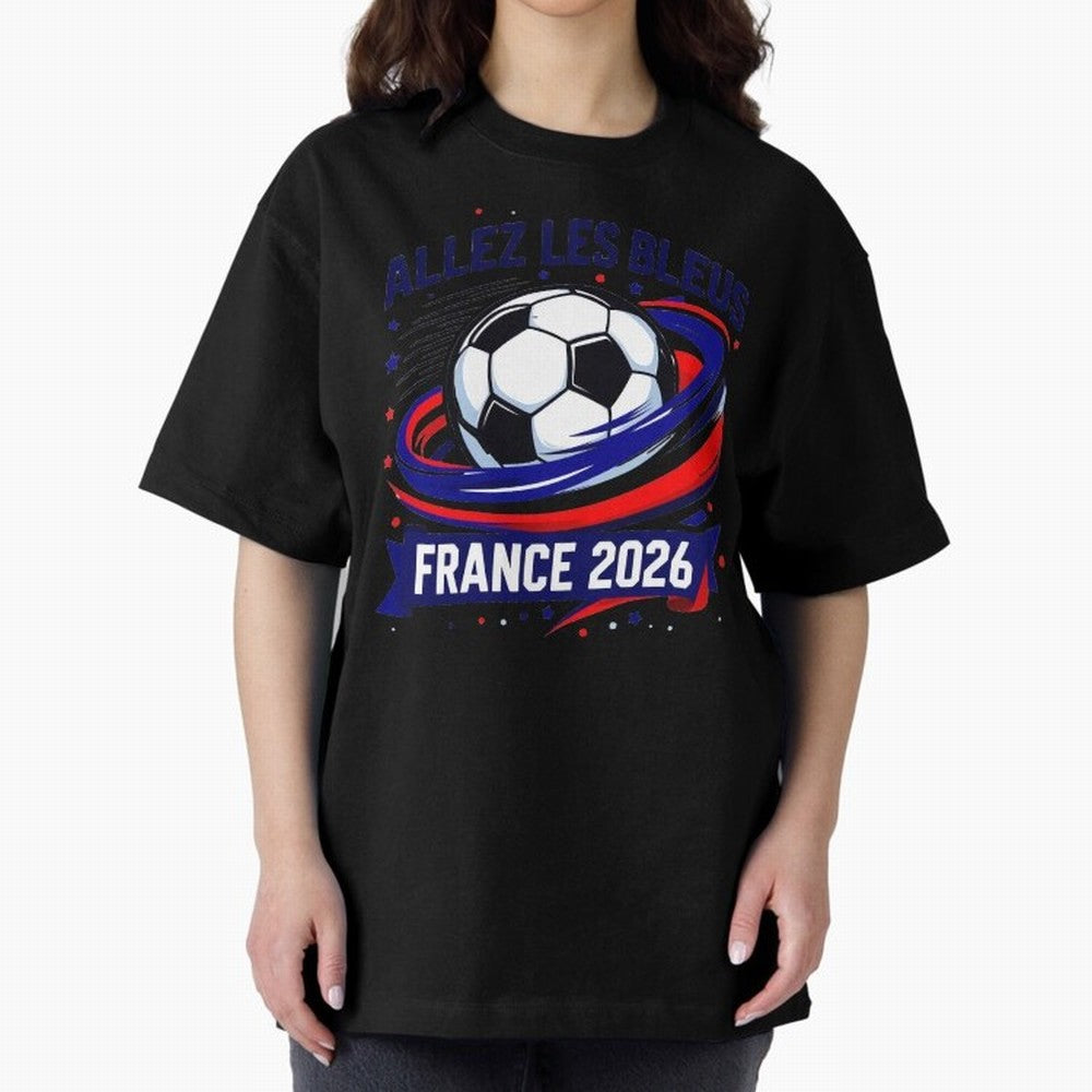 France Fan Art World Cup 2026 Classic T-Shirt Carry the Dream of Global Football Passion for FIFA World Cup 2026, Built around Messi, CR7 and Mbappe, Brazil, Championship Spirit, Famous Goals, Roaring Crowds and International Football Unity;