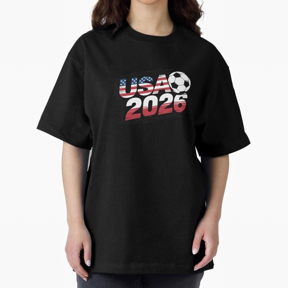 USA 2026 Soccer Classic T-Shirt Fuel Your Fan Pride for Global Football Passion for FIFA World Cup 2026 Group Stage, Driven by CR7, Portugal, Spain and Germany, Football History, Final Match Energy, Crowd Noise and Once in a Lifetime Moments; Ideal