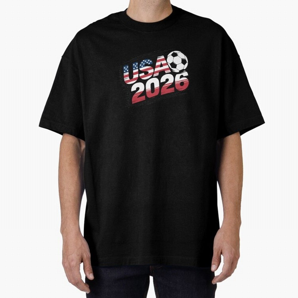 USA 2026 Soccer Classic T-Shirt Fuel Your Fan Pride for Global Football Passion for FIFA World Cup 2026 Group Stage, Driven by CR7, Portugal, Spain and Germany, Football History, Final Match Energy, Crowd Noise and Once in a Lifetime Moments; Ideal