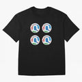 2026 World Soccer Ball Sticker Pack (4 pcs) Classic T-Shirt Honor the Football Icons of the FIFA World Cup 2026 Journey through Messi, CR7 and Mbappe Highlights, Argentina and Brazil Pride, Supporter Pride, Iconic Celebrations, Legendary Names and