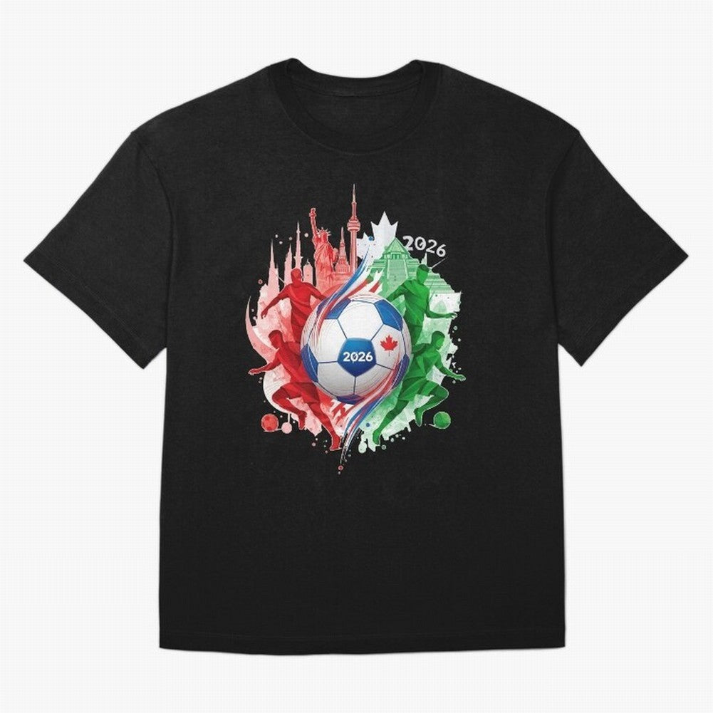 Internation Unity 2026 Classic T-Shirt Keep the Legacy of the FIFA World Cup 2026 Group Stage Journey through Mbappe and Neymar Highlights, Brazil, Portugal and Argentina Pride, Global Supporter Spirit, Legendary Goals, National Colors and