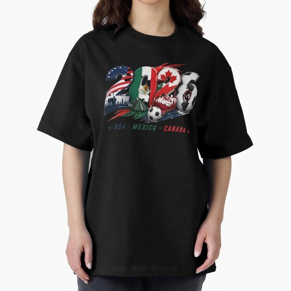 United by Football 2026 North America Soccer Design Classic T-Shirt Celebrate Unforgettable Nights in FIFA World Cup 2026 for Fans of Haaland and Mbappe and Spain, Bringing Soccer Culture, Superstar Moments, National Team Dreams and Competitive