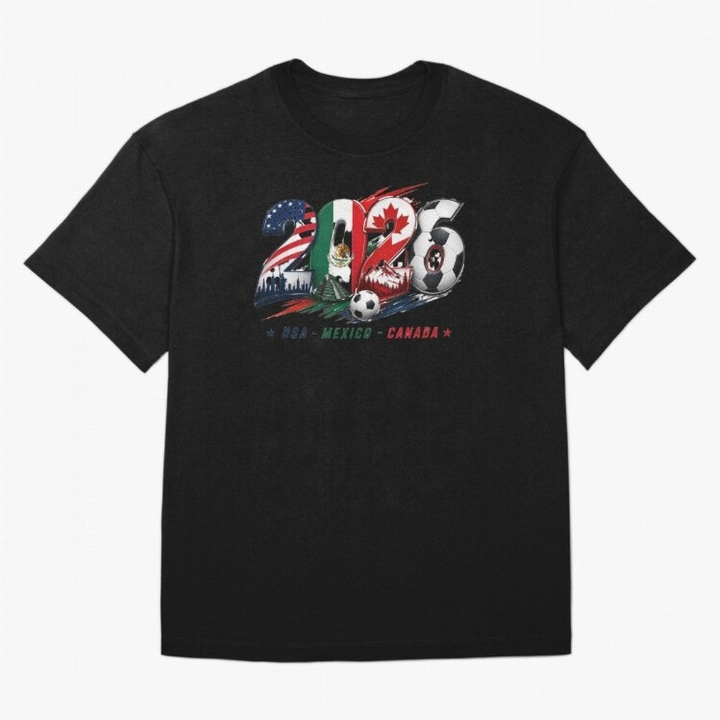 United by Football 2026 North America Soccer Design Classic T-Shirt Celebrate Unforgettable Nights in FIFA World Cup 2026 for Fans of Haaland and Mbappe and Spain, Bringing Soccer Culture, Superstar Moments, National Team Dreams and Competitive