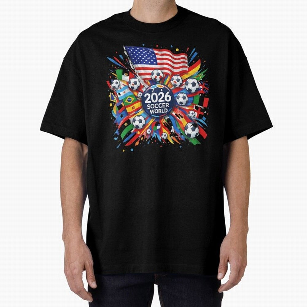 2026 Soccer World Cup United States Mexico Canada Football Championship Tournament Classic T-Shirt Bring World Football Passion into FIFA World Cup 2026 Group Stage Spirit, Built around Portugal, Spain and Germany, Haaland, Soccer Culture,