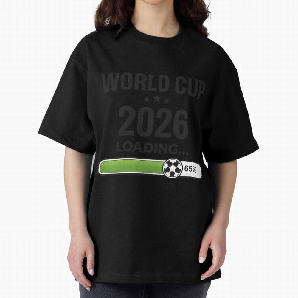 Copy of World Cup 2026 Loading Funny Football Shirt Soccer Fan Gift Classic T-Shirt Celebrate Football Dreams Across FIFA World Cup 2026 Group Stage Spirit, Connected to Argentina, France and Brazil, CR7, Football Festival Excitement, Trophy