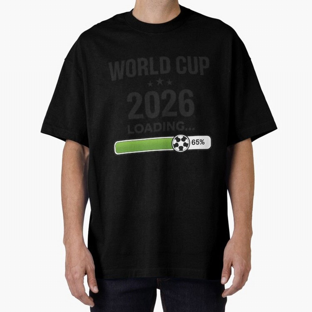 Copy of World Cup 2026 Loading Funny Football Shirt Soccer Fan Gift Classic T-Shirt Celebrate Football Dreams Across FIFA World Cup 2026 Group Stage Spirit, Connected to Argentina, France and Brazil, CR7, Football Festival Excitement, Trophy
