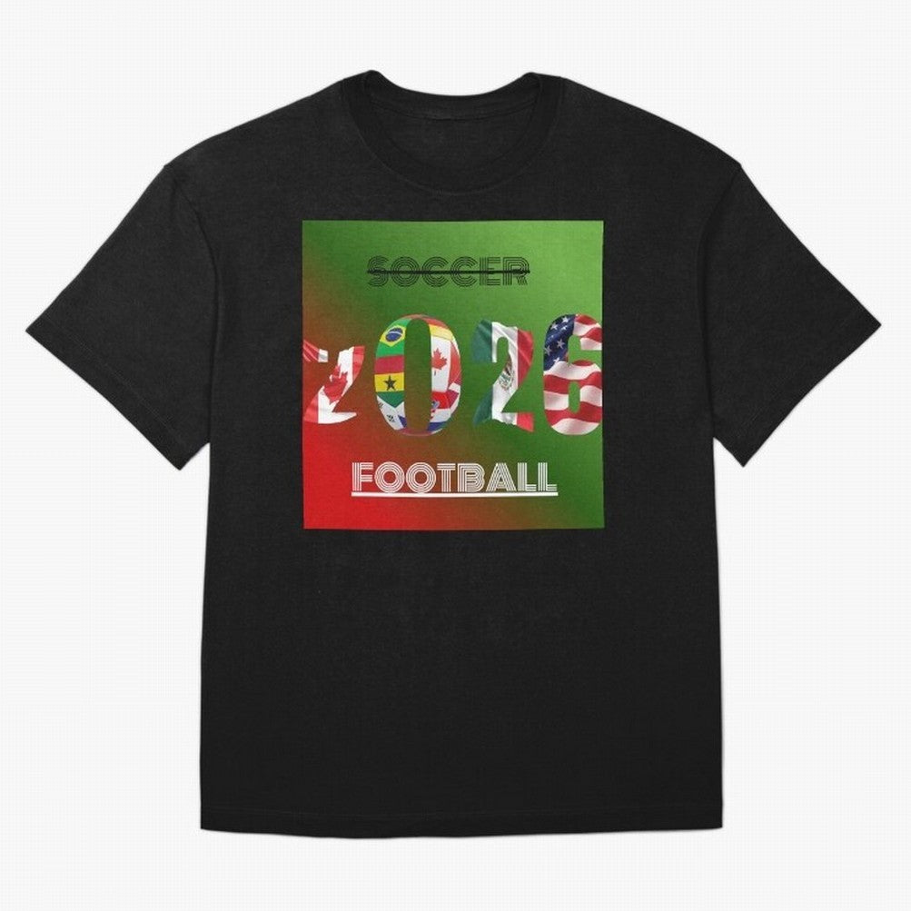 Football Classic T-Shirt Show Fan Pride Across FIFA World Cup 2026 for Fans of Messi and Cristiano Ronaldo and Brazil, Bringing Classic Soccer Heritage, Championship Pressure, Fan Loyalty and International Pride; Ideal for Fans Who Follow Messi,