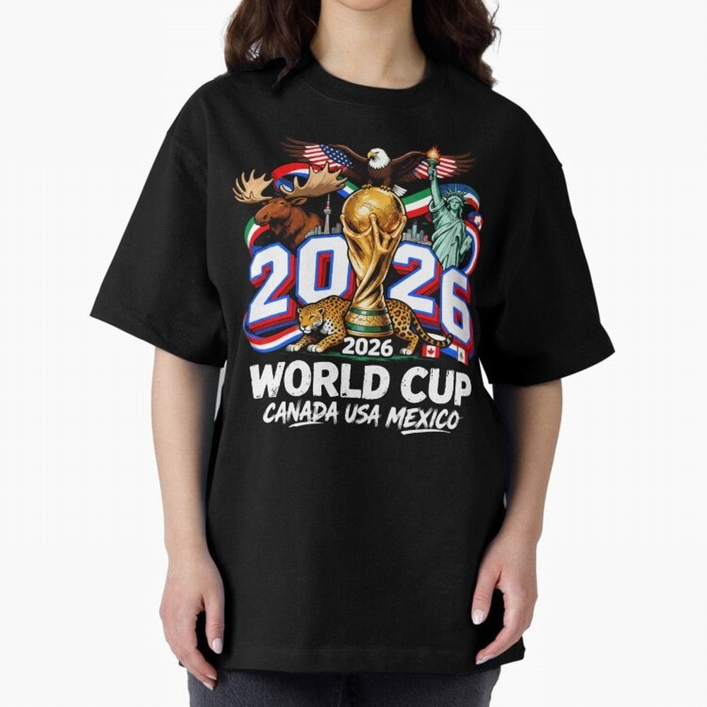 World Cup 2026 Soccer Fan USA Canada Mexico Classic T-Shirt Bring Bold Fan Energy to the FIFA World Cup 2026 USA Canada Mexico Journey through Messi, CR7 and Mbappe Highlights, France Pride, Classic Soccer Heritage, Championship Pressure, Fan