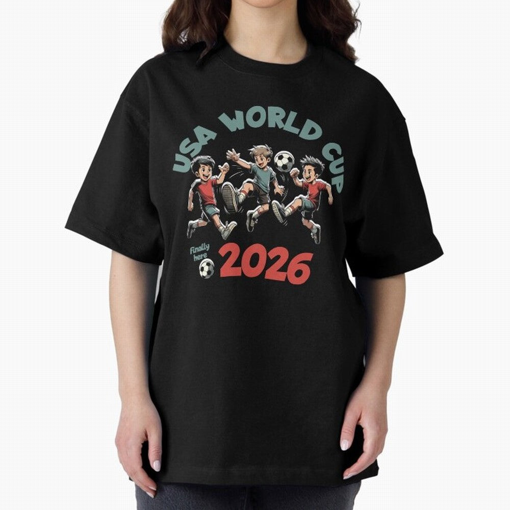 USA World Cup Classic T-Shirt Bring World Football Passion into FIFA World Cup 2026 USA Canada Mexico Spirit, Inspired by France, Messi, Championship Spirit, Famous Goals, Roaring Crowds and International Football Unity; Ideal for Passionate Fans
