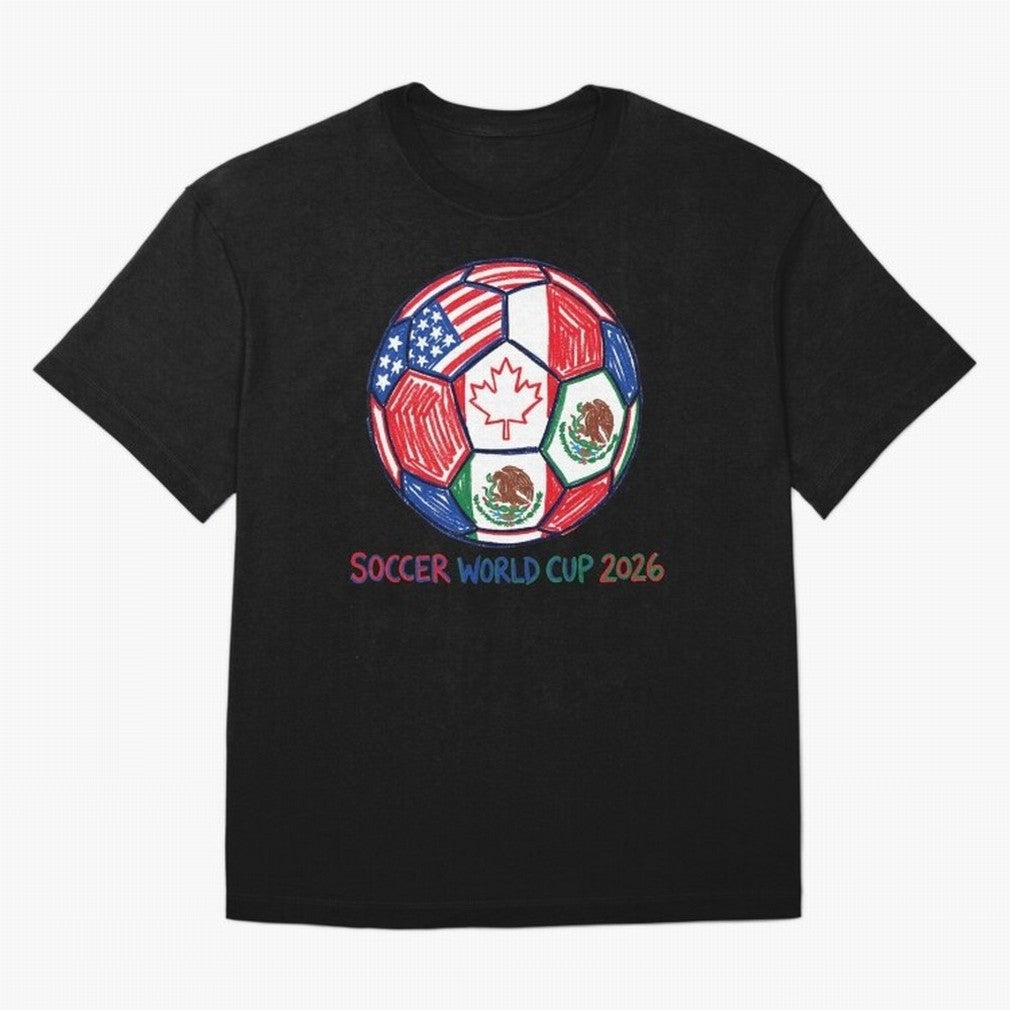 soccer world cup 2026 Classic T-Shirt Celebrate the Magic of the FIFA World Cup 2026 USA Canada Mexico Journey through Mbappe and Neymar Highlights, France and Portugal Pride, Football Passion, Legendary Performances, Festival Vibes and Supporter