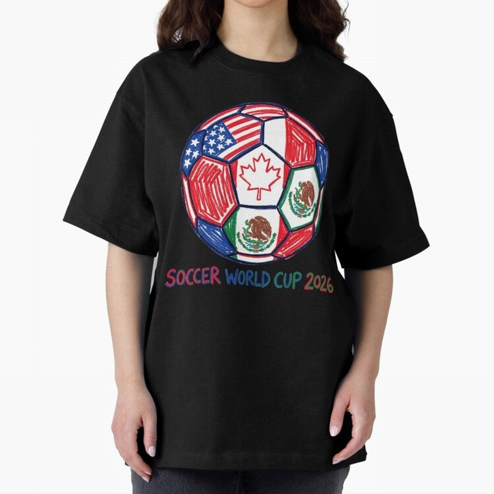 soccer world cup 2026 Classic T-Shirt Celebrate the Magic of the FIFA World Cup 2026 USA Canada Mexico Journey through Mbappe and Neymar Highlights, France and Portugal Pride, Football Passion, Legendary Performances, Festival Vibes and Supporter