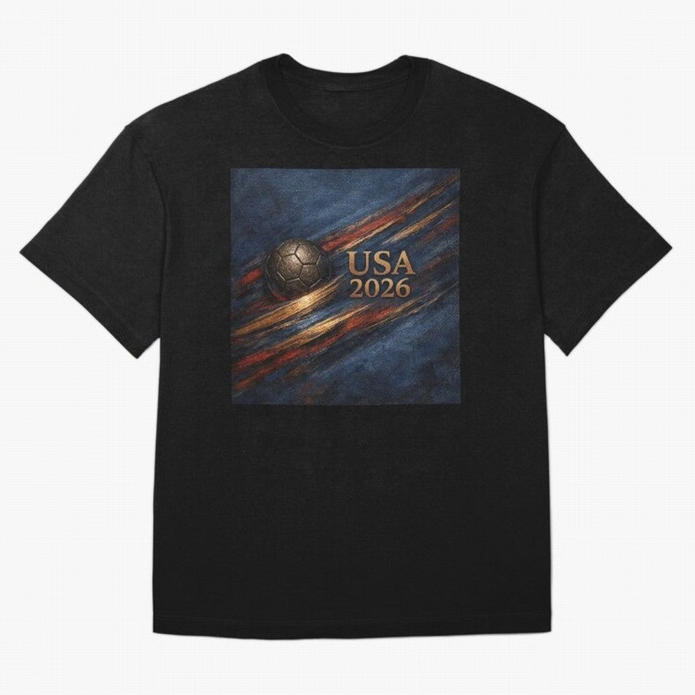 Bronze Inspired USA 2026 Soccer Theme Classic T-Shirt Remember FIFA World Cup 2026 USA Canada Mexico Driven by Cristiano Ronaldo, Spain and Netherlands Energy, Stadium Memories, Football Loyalty, International Chants and Championship Tradition;