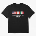 Football World Cup 2026 USA Canada Mexico Soccer & Football Fan Classic T-Shirt Bring Supporter Culture to Match Day Hype around FIFA World Cup 2026, Neymar, Haaland and Cristiano Ronaldo, England and Germany, Football Festival Excitement, Trophy