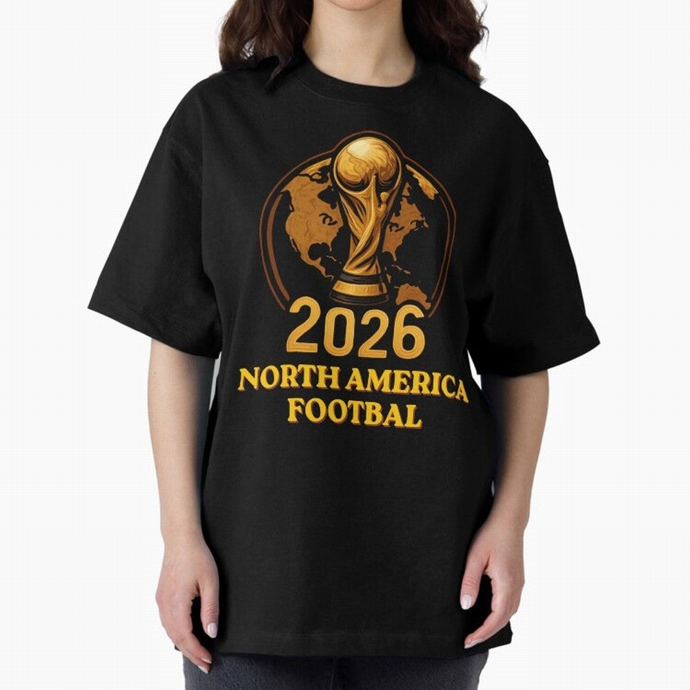 Soccer 2026 North America Football Fan Gift Shirt Classic T-Shirt Show Championship Spirit for FIFA World Cup 2026 Group Stage with Mbappe, France and Portugal Energy, Football Passion, Legendary Performances, Festival Vibes and Supporter
