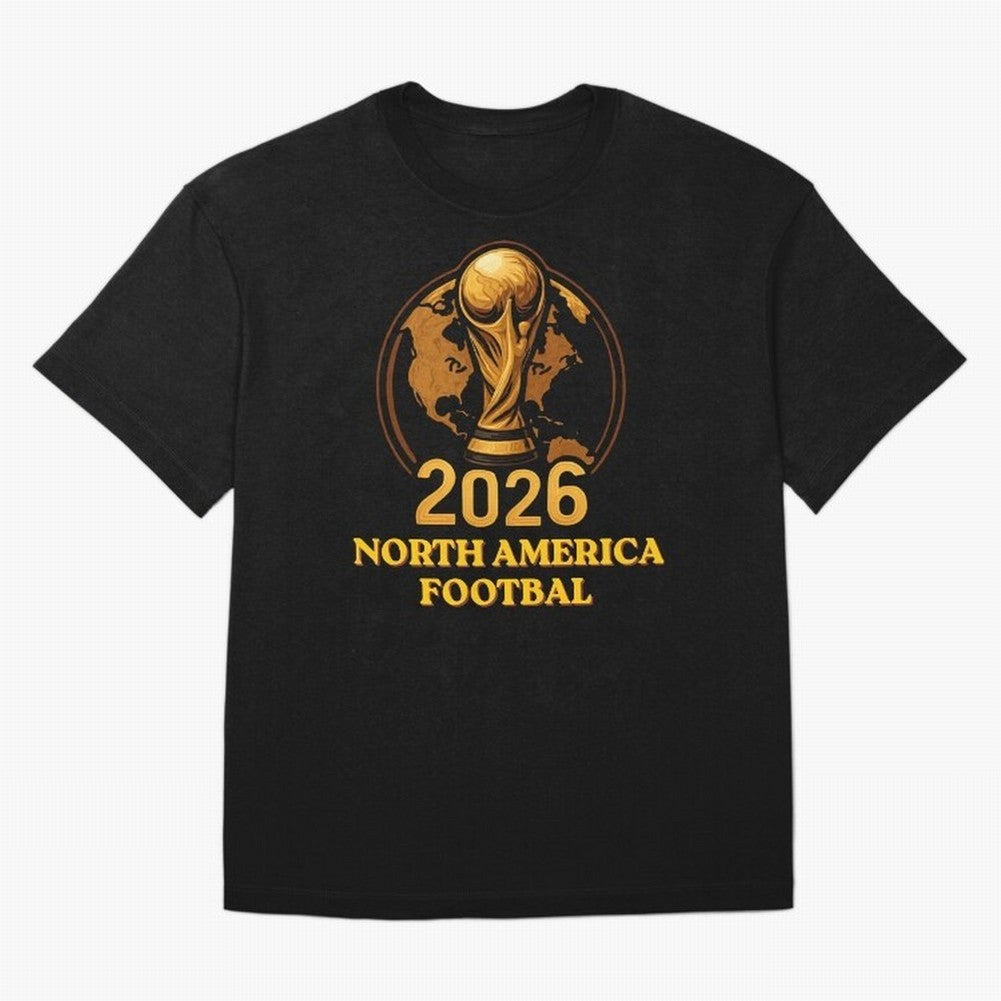 Soccer 2026 North America Football Fan Gift Shirt Classic T-Shirt Show Championship Spirit for FIFA World Cup 2026 Group Stage with Mbappe, France and Portugal Energy, Football Passion, Legendary Performances, Festival Vibes and Supporter