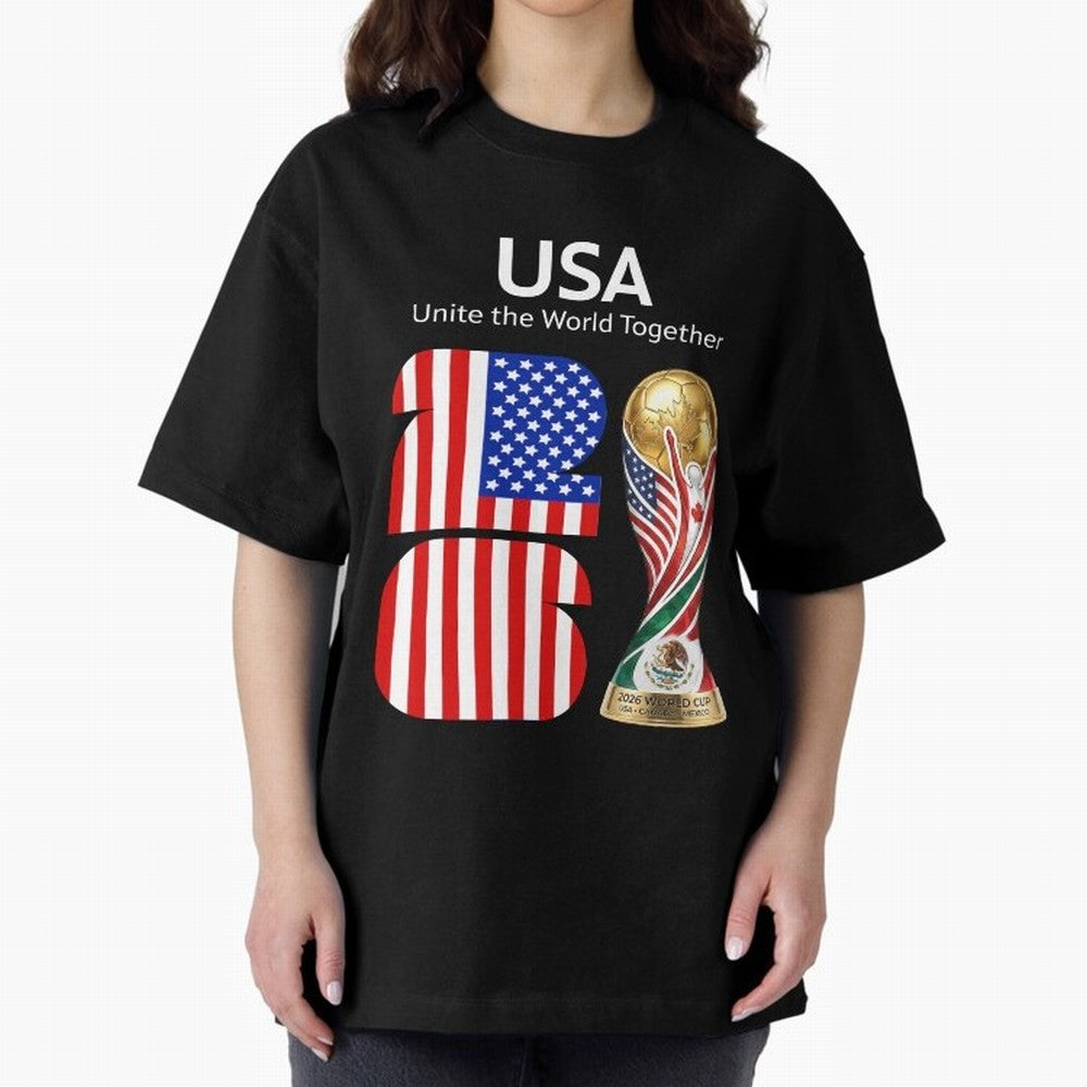 World Cup 2026, IMG 021, USA 002 Classic T-Shirt Carry the Colors and Pride of Match Day Hype around FIFA World Cup 2026 USA Canada Mexico, Messi and Cristiano Ronaldo, Germany, Championship Spirit, Famous Goals, Roaring Crowds and International