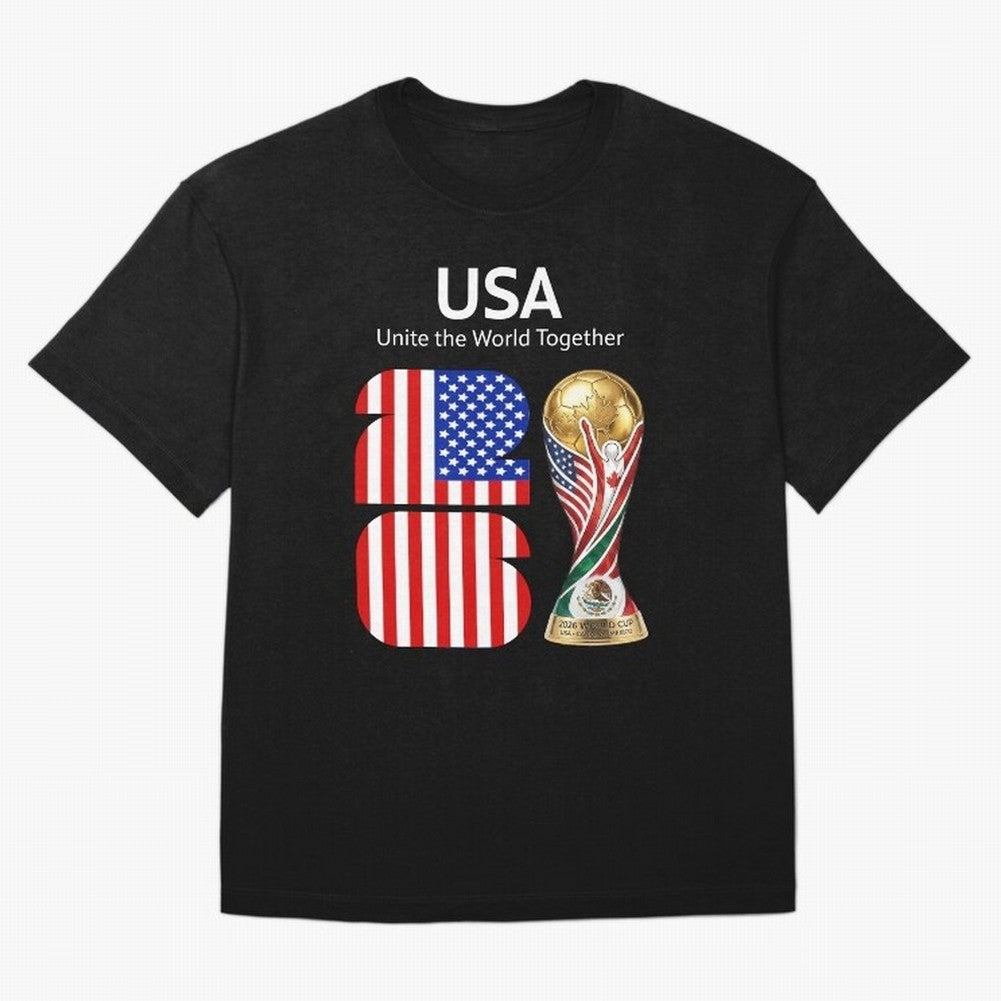 World Cup 2026, IMG 021, USA 002 Classic T-Shirt Carry the Colors and Pride of Match Day Hype around FIFA World Cup 2026 USA Canada Mexico, Messi and Cristiano Ronaldo, Germany, Championship Spirit, Famous Goals, Roaring Crowds and International