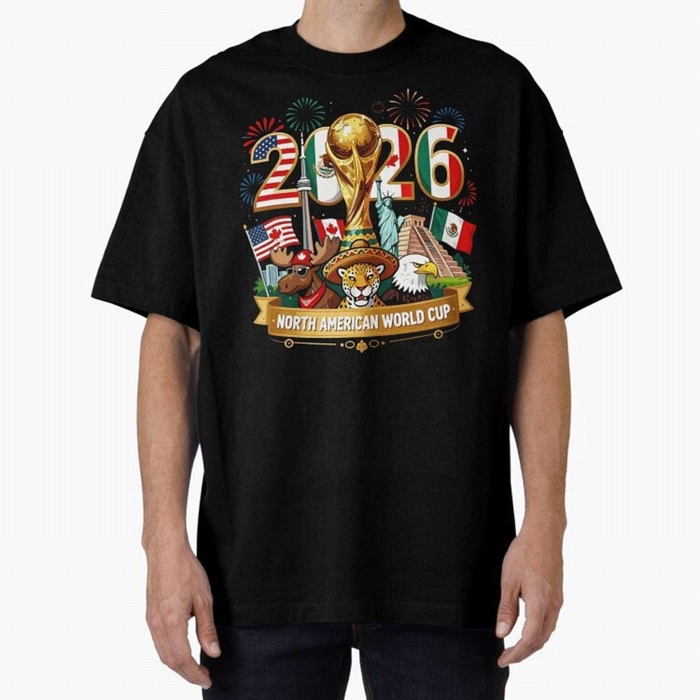 World Cup 2026 North America USA Canada Mexico Soccer Fan Classic T-Shirt Bring Global Tournament Vibes to FIFA World Cup 2026 USA Canada Mexico Built around Cristiano Ronaldo, Haaland and CR7, Portugal, Spain and Germany Energy, Football Passion,