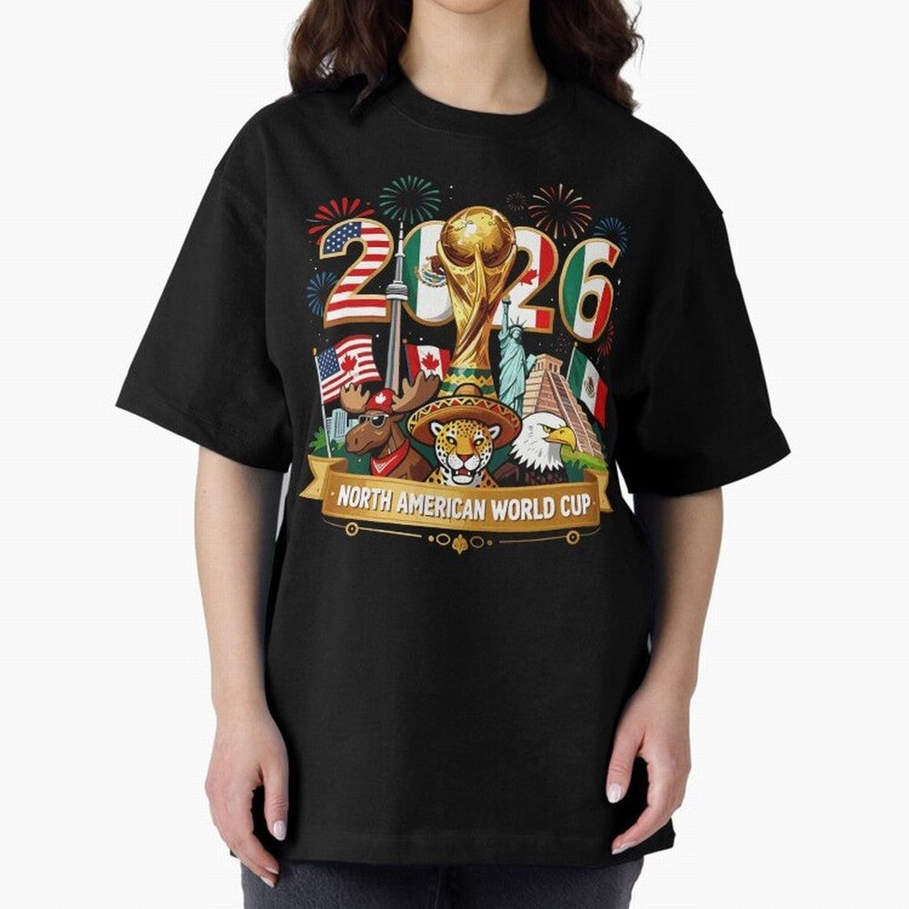 World Cup 2026 North America USA Canada Mexico Soccer Fan Classic T-Shirt Bring Global Tournament Vibes to FIFA World Cup 2026 USA Canada Mexico Built around Cristiano Ronaldo, Haaland and CR7, Portugal, Spain and Germany Energy, Football Passion,